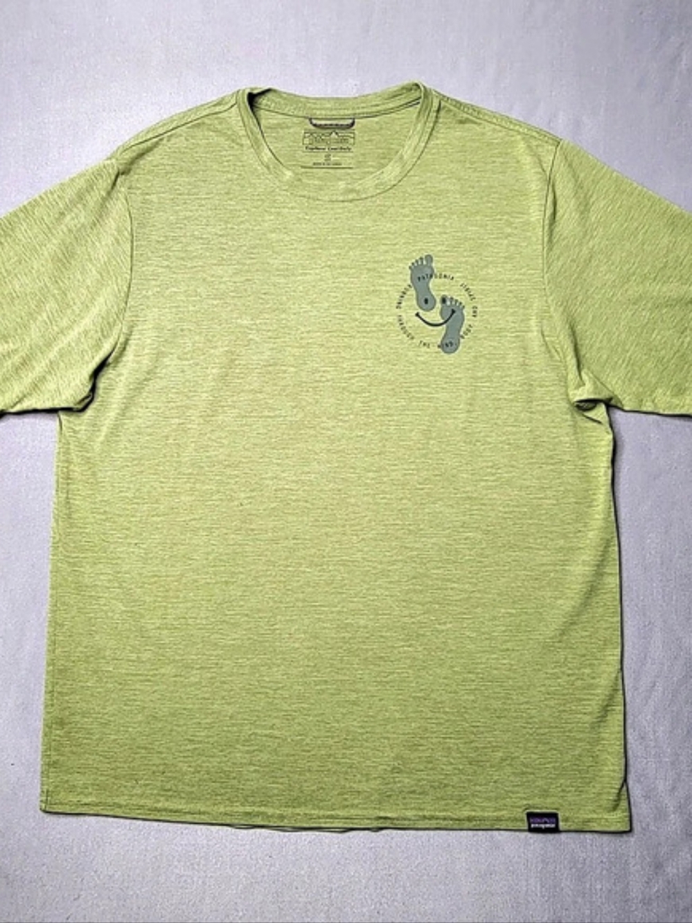 Patagonia Men's Capilene Cool Daily Short Sleeve Tee in Green Small